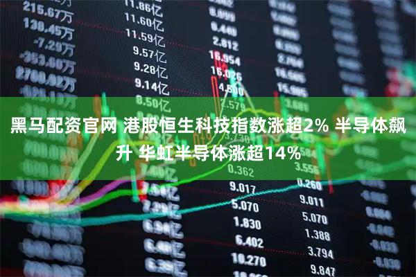 黑马配资官网 港股恒生科技指数涨超2% 半导体飙升 华虹半导体涨超14%